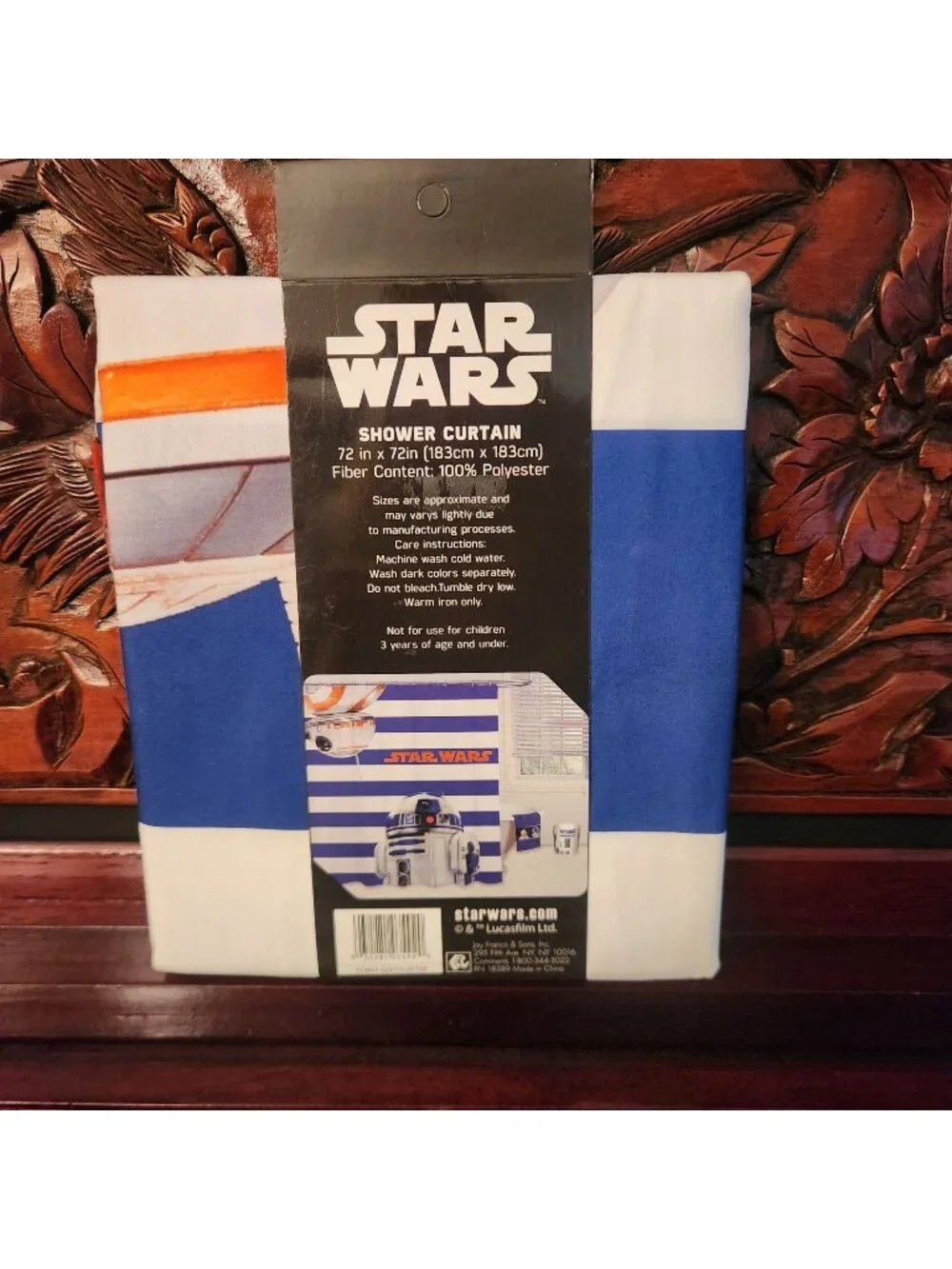 New Unpackaged Star Wars Shower Curtain 72